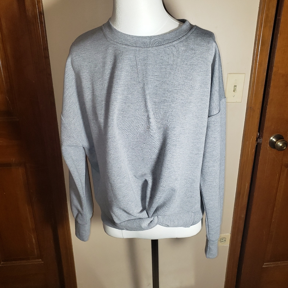 Cynthia Rowley Women's Grey Sweat Shirt Sz XL - Picture 1 of 4